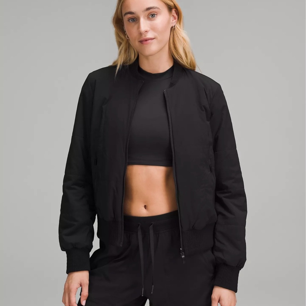 Lululemon reversible insulated bomber‎ jacket.